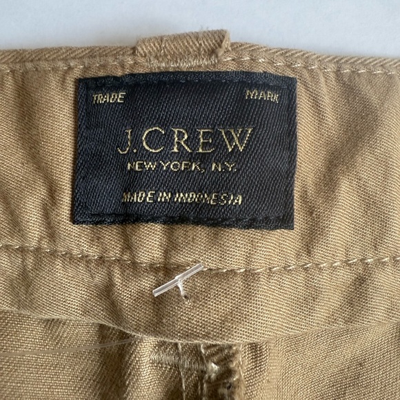 NWT J.Crew Men’s khaki shorts chino size 38 inseam 9 flat front black label - Picture 4 of 9